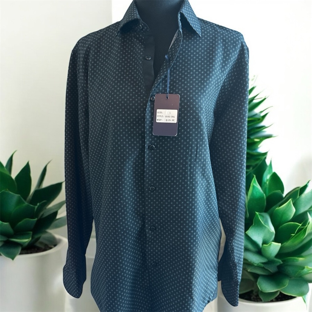 Elegant Patterned Dress Shirt